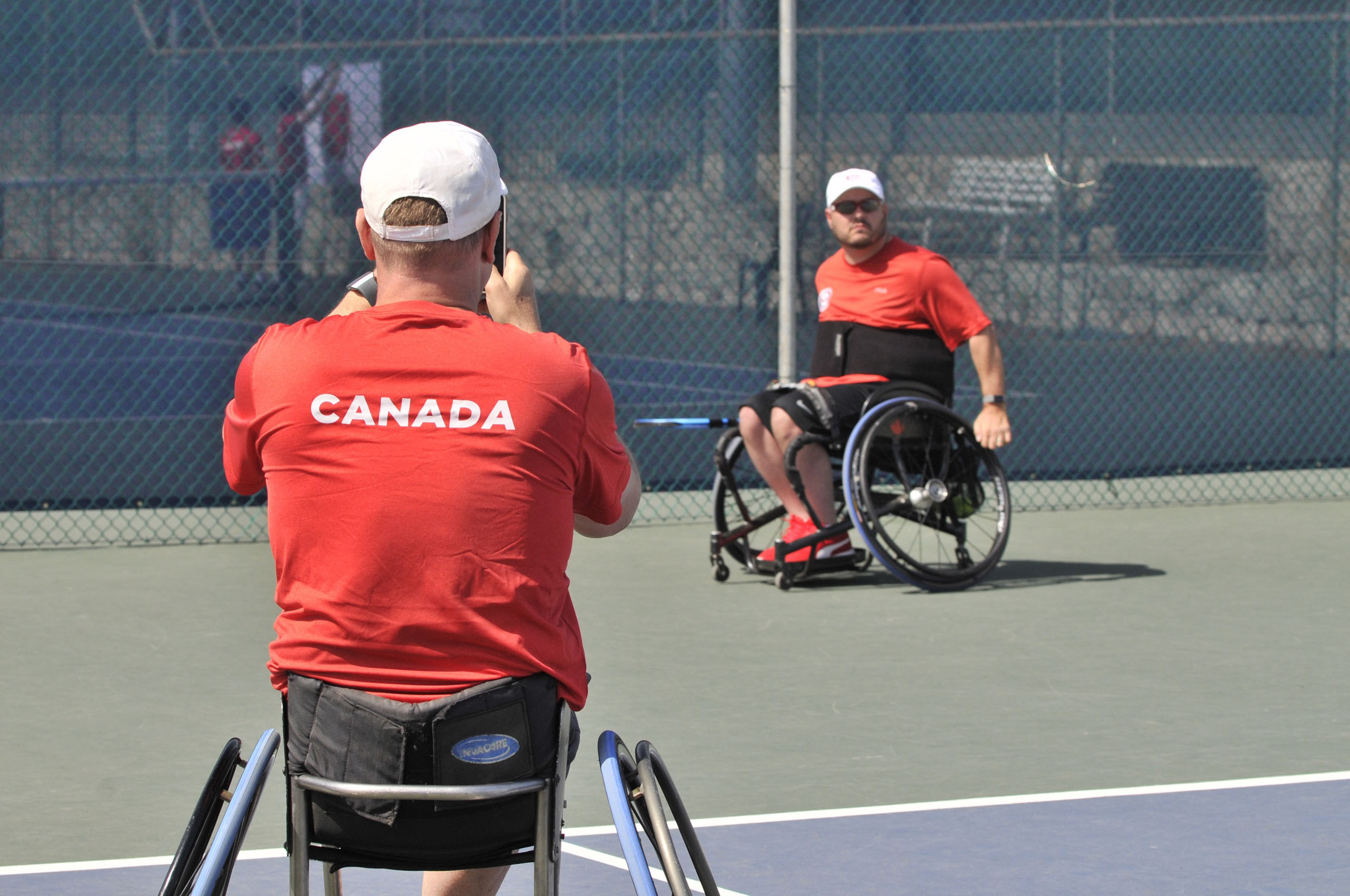 wheelchair tennis players