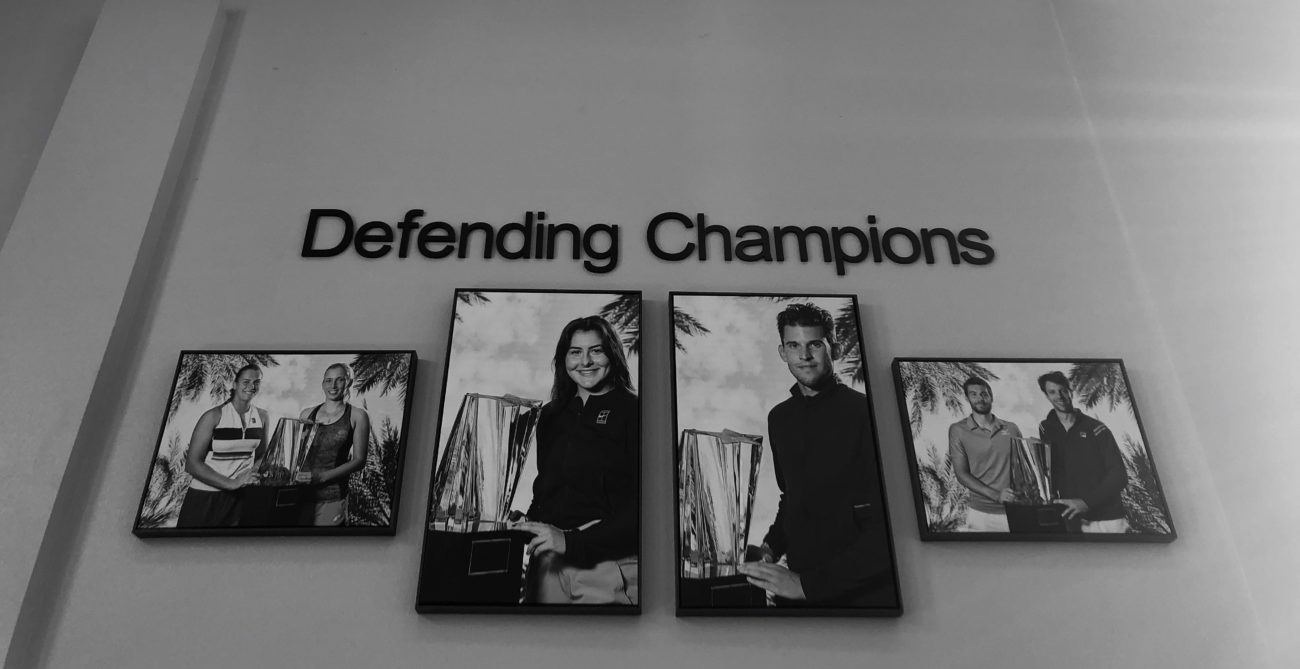 defending champions wall indian wells