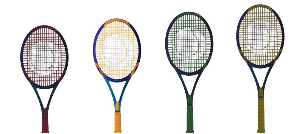Orange racquet