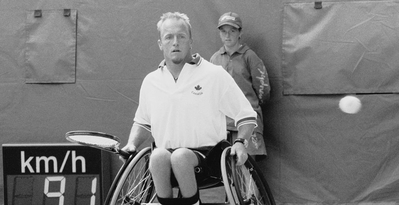 wheelchair tennis player