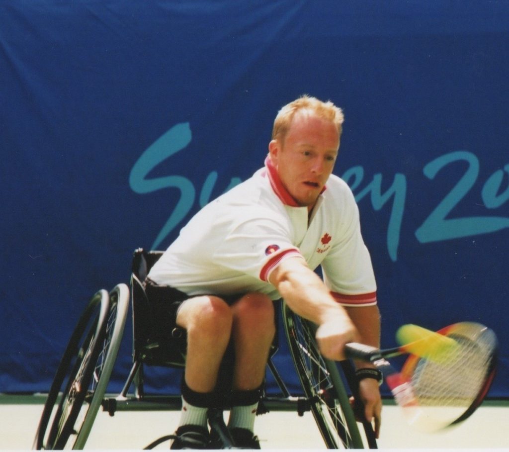 wheelchair tennis player