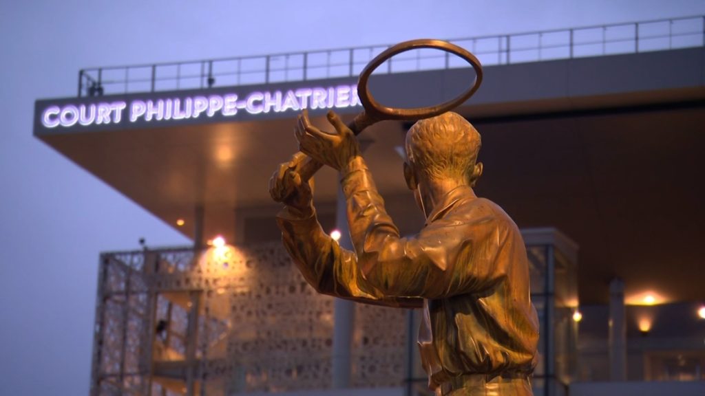 Court Philippe Chatrier at Roland Garros - outside view