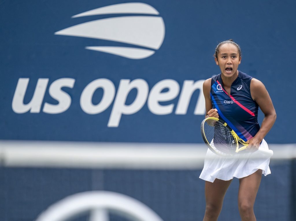 Leylah in the first round - US Open