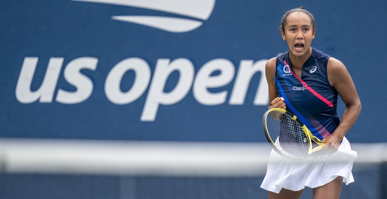 Leylah in the first round - US Open