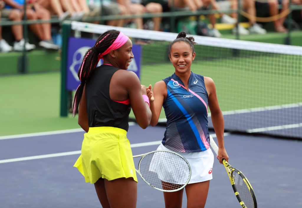Leylah and Coco win the first game in Indian Wells