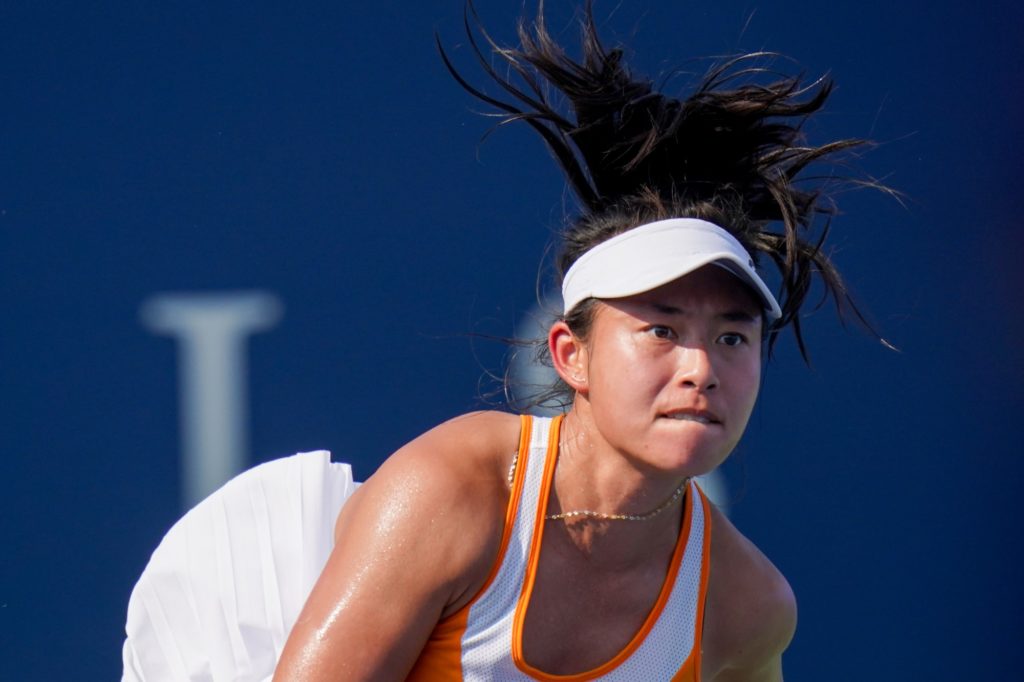 Carol Zhao at the National Bank Open in Montreal