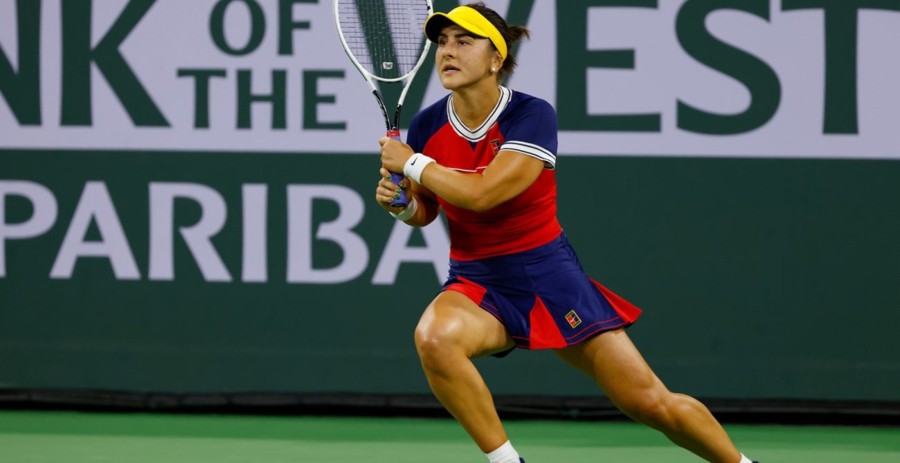 Andreescu vs Riske - Second round at Indian Wells 2021