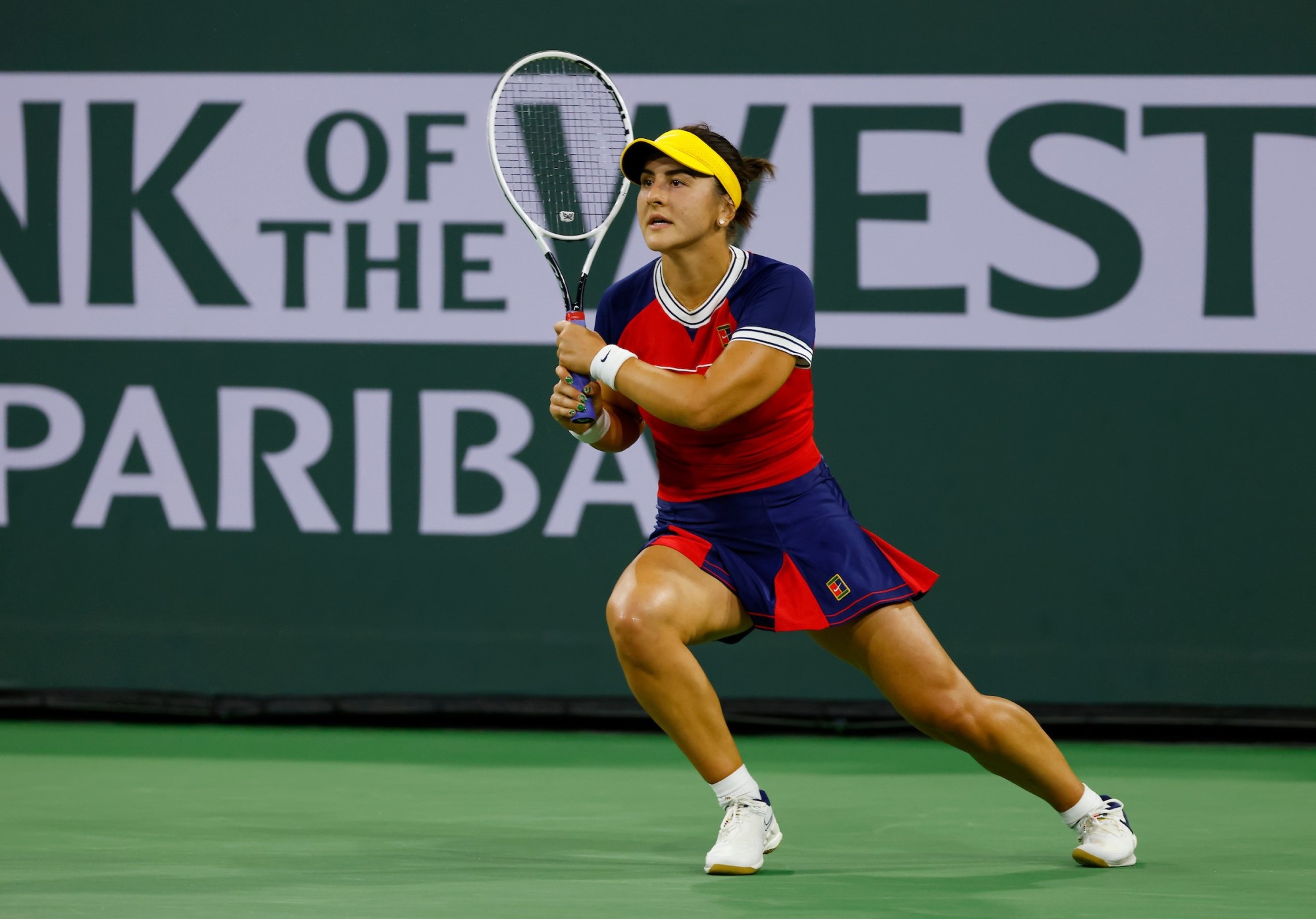 Bianca Andreescu opens with a win in Indian Wells