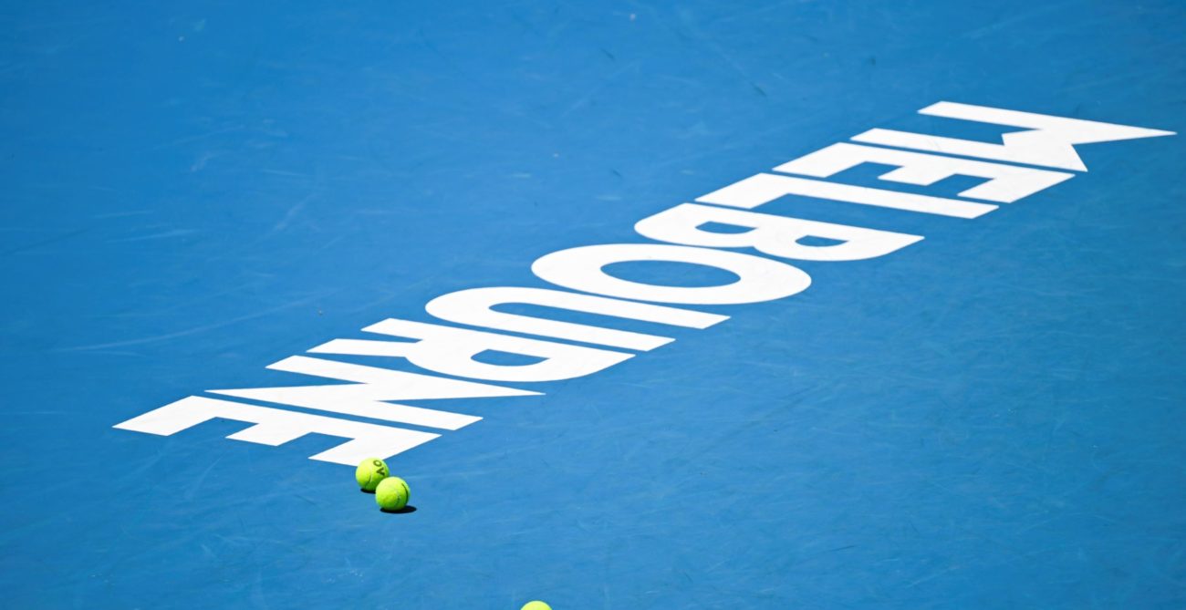 Melbourne logo at Australian Open