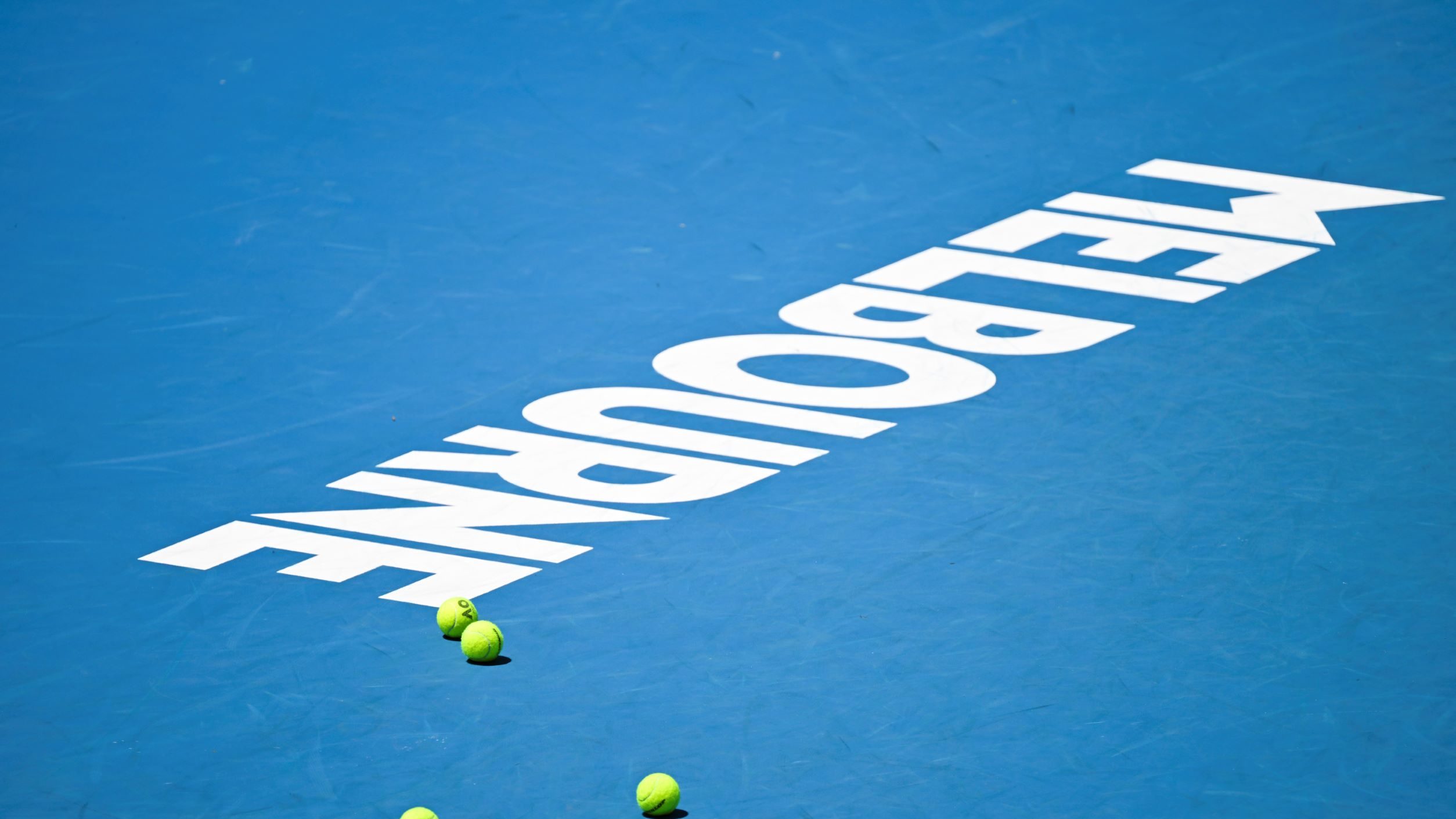 Melbourne logo at Australian Open