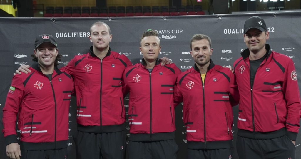 Team Canada at the draw in the Netherlands - 2022