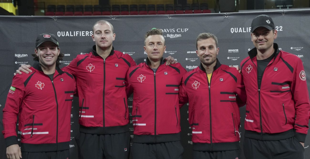 Team Canada at the draw in the Netherlands - 2022