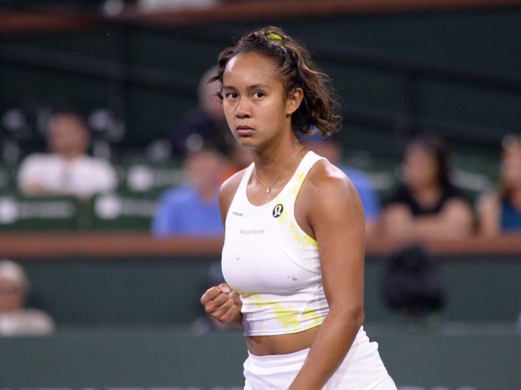 Leylah Fernandez wins in Indian Wells against Shelby Rogers