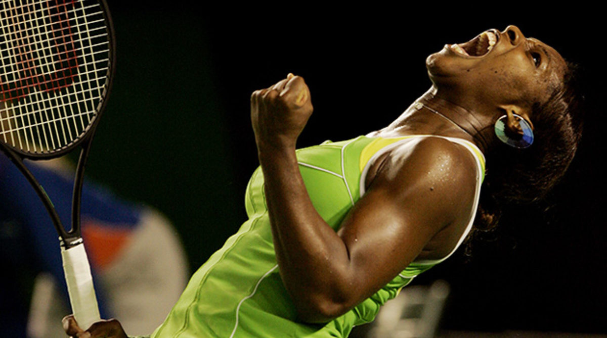 Serena roaring