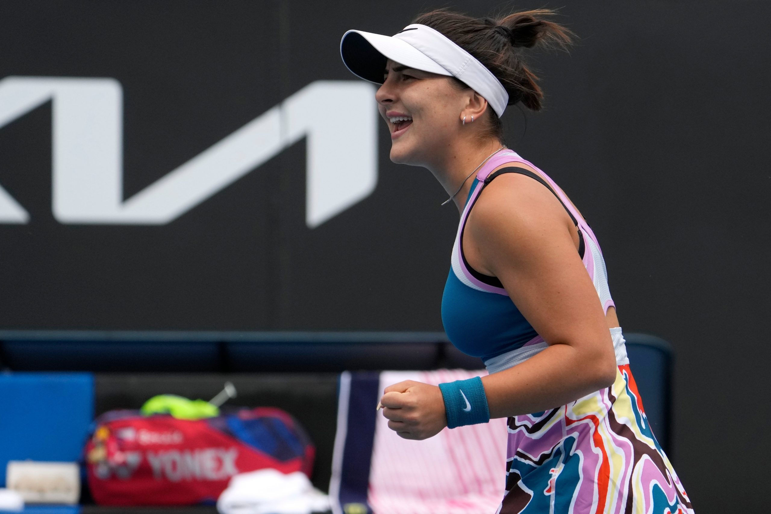 Andreescu Soars Into Round Two at the Australian Open; Marino Eliminated
