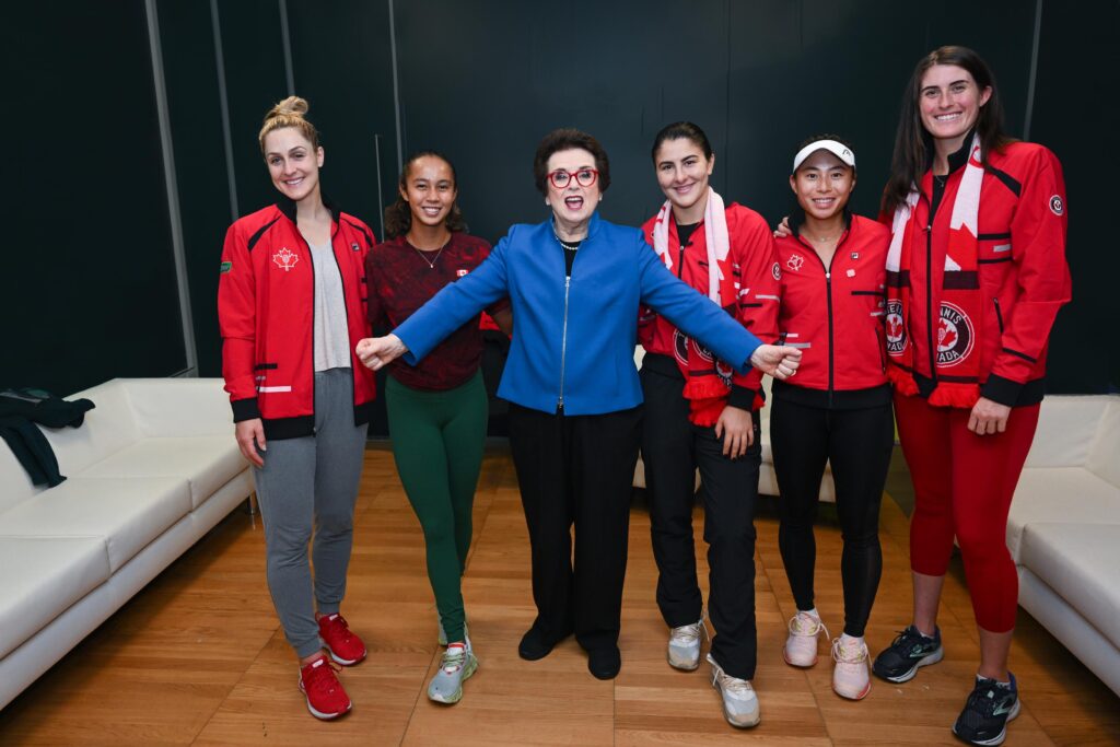 Team Canada and Billie Jean King