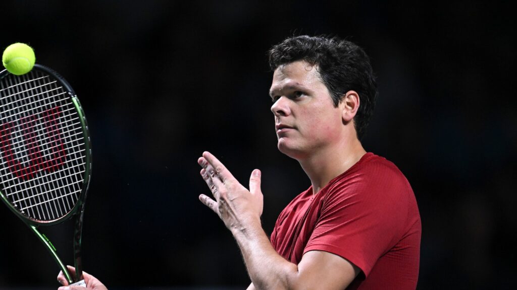 Match Point Canada's guest this week is Milos Raonic, seen here during Davis Cup play.