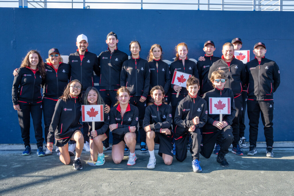 Canadian roster junior BJK cup Davis Cup World Junior Team